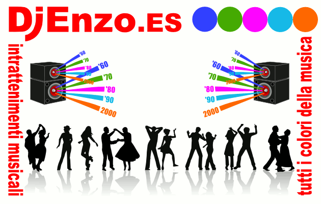 Tutti i colori della musica. Musica anni 60, 70, 80, 90, 2000